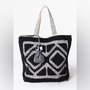 Fabulous Marc Jacobs Woven Black & White Tote- NWT